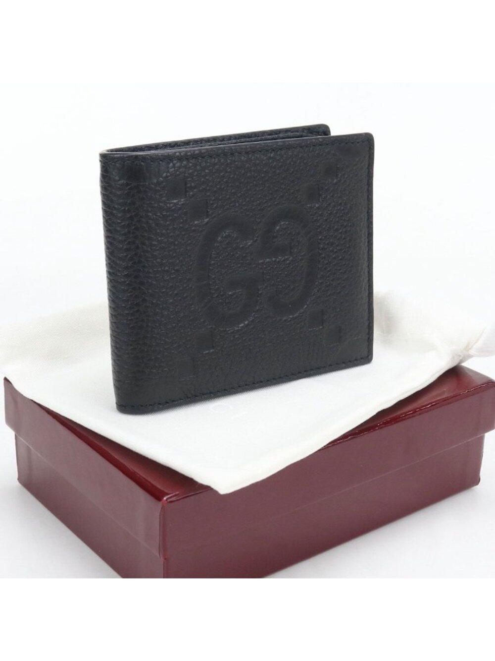 Gucci Bifold Wallet Jumbo GG Leather